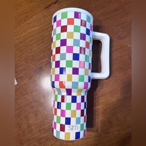 Brand New Simple Modern 40 oz TECHNICOLOR CHECKMATE Trek Tumbler